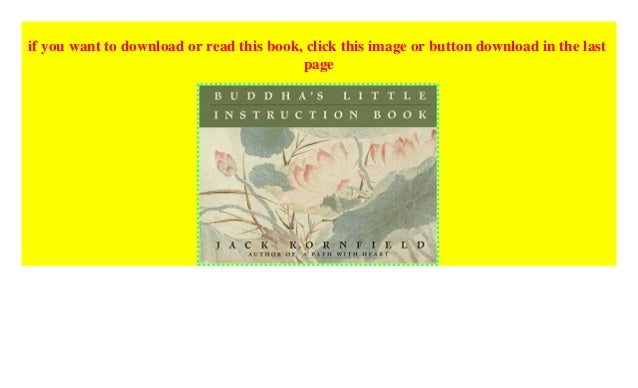 Buddhas Little Instruction Book Pdf